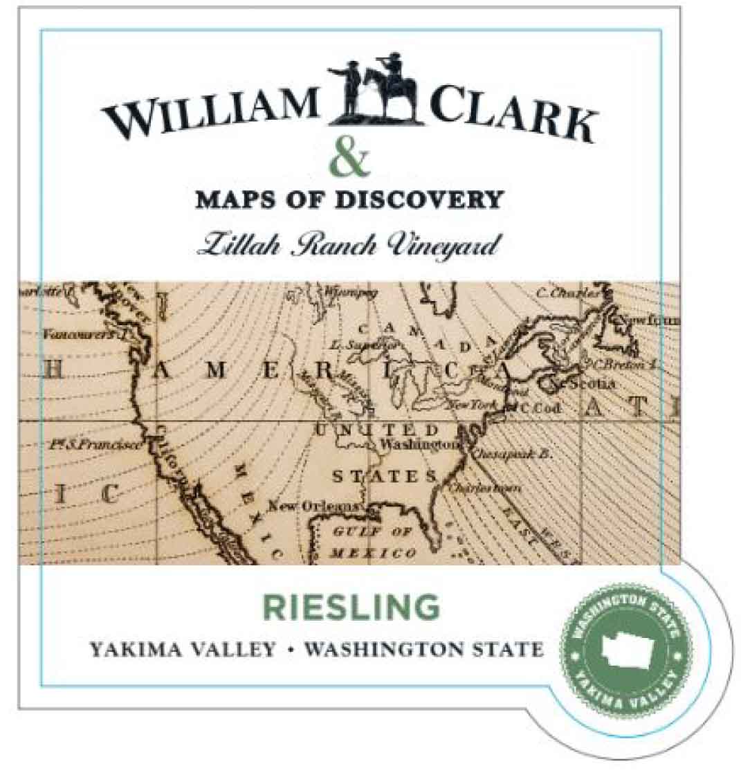 William Clark - Riesling label