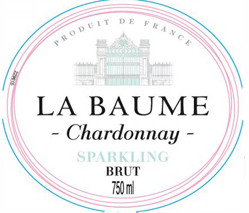 La Baume - Brut Chardonnay label