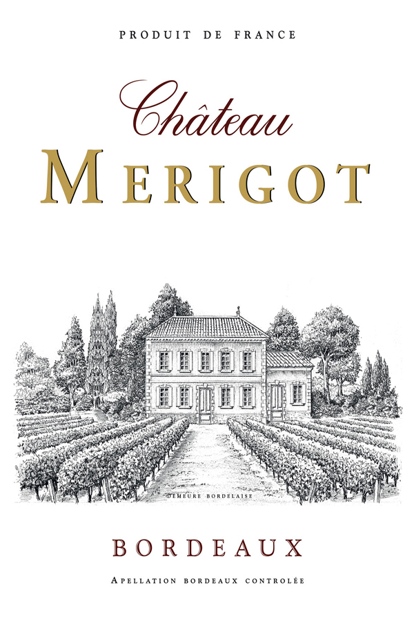 Chateau Merigot label