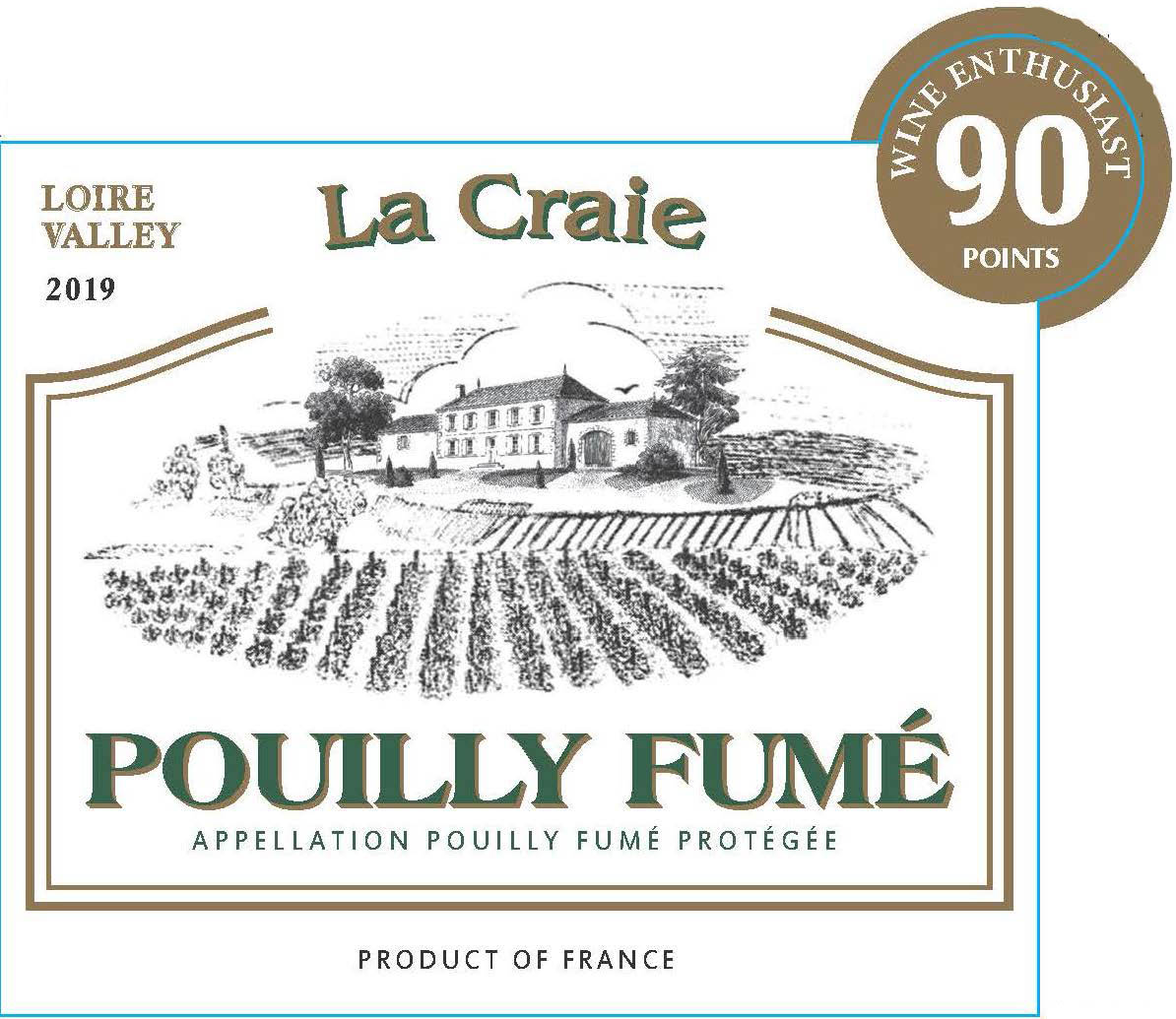 Pouilly Fume - La Craie label
