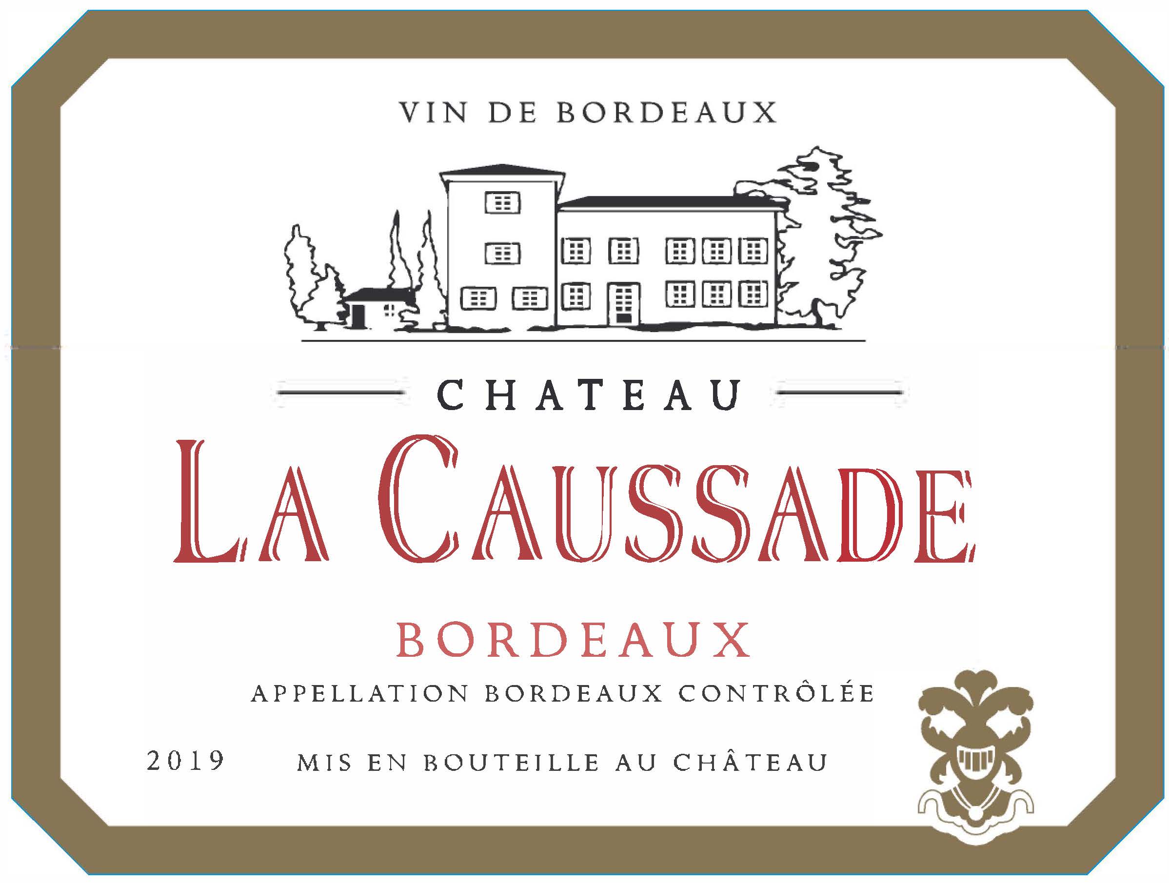 Chateau la Caussade label