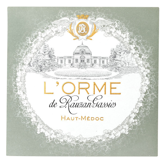 L'Orme de Rauzan Gassies label