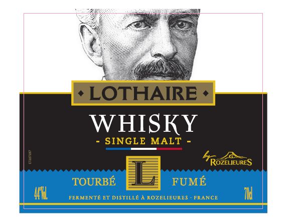 Lothaire - French Whisky - Single Malt - Tourbe Fume label