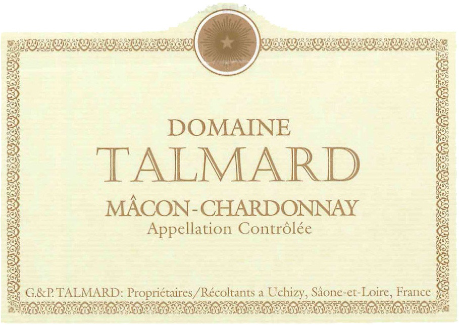Gerald Talmard - Macon-Chardonnay label