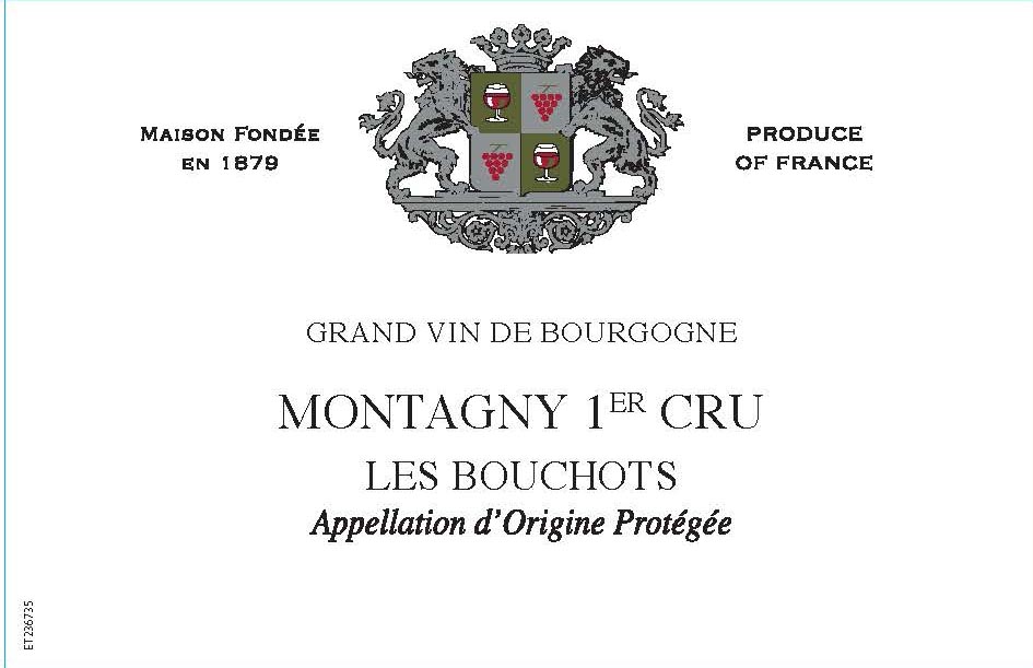 Colin Barollet - Montagny 1er Cru Les Bouchots label