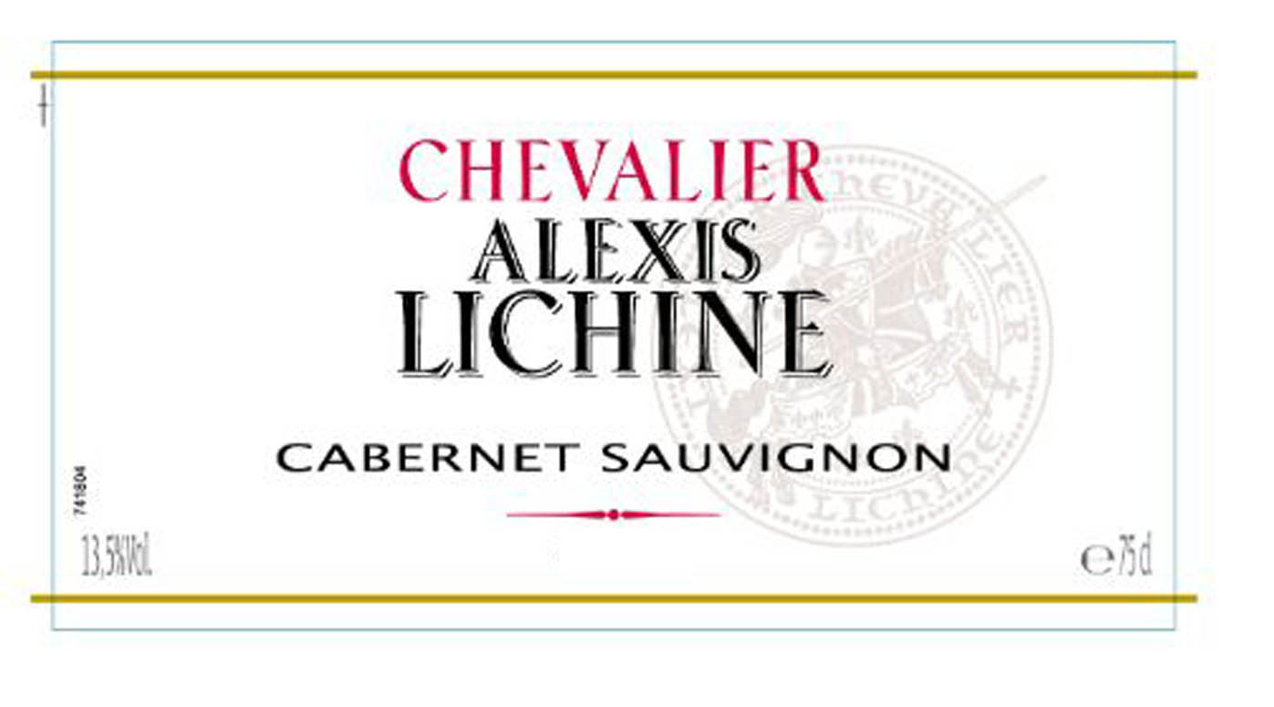 Chevalier Alexis Lichine - Cabernet Sauvignon label
