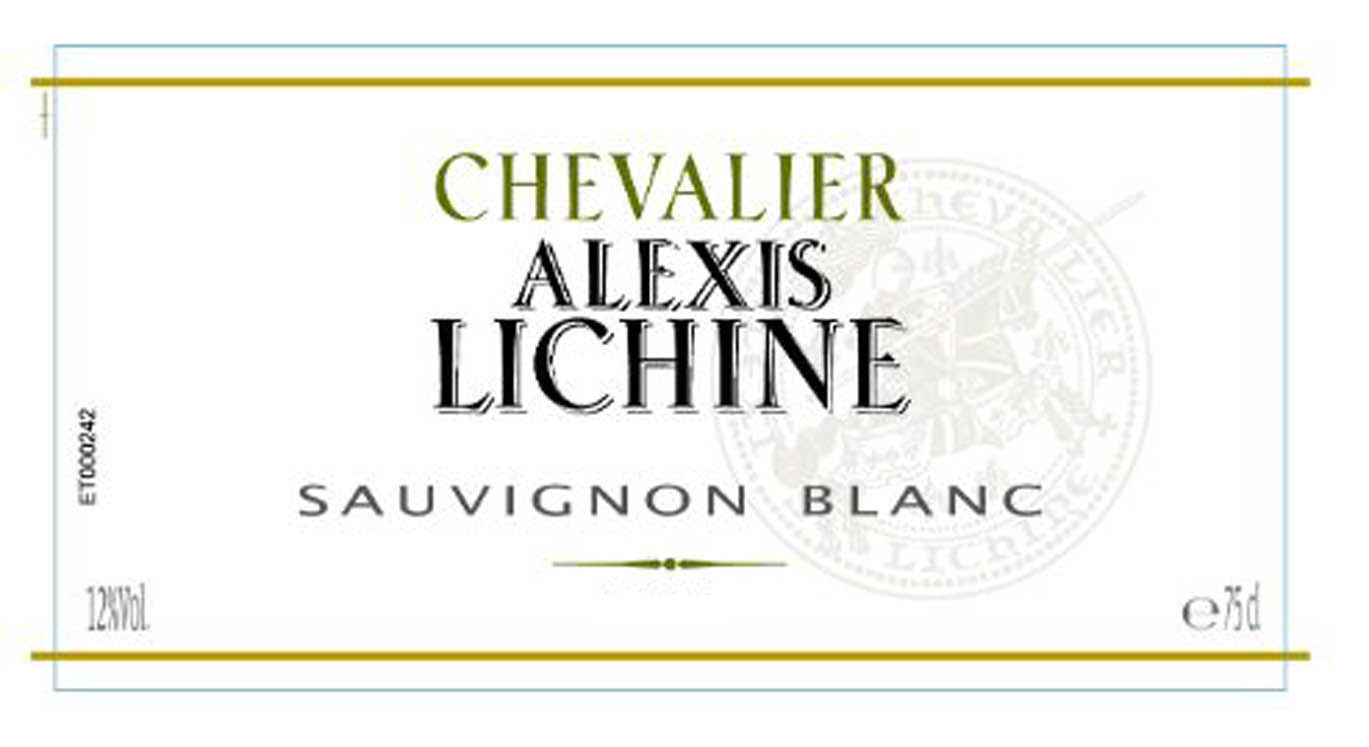Chevalier Alexis Lichine - Sauvignon Blanc label
