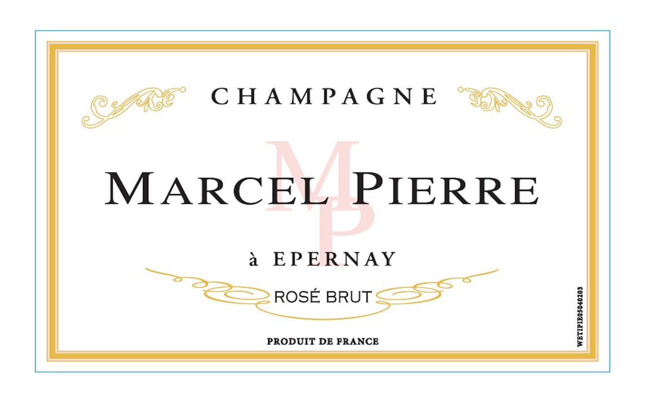 Marcel Pierre - Rose label