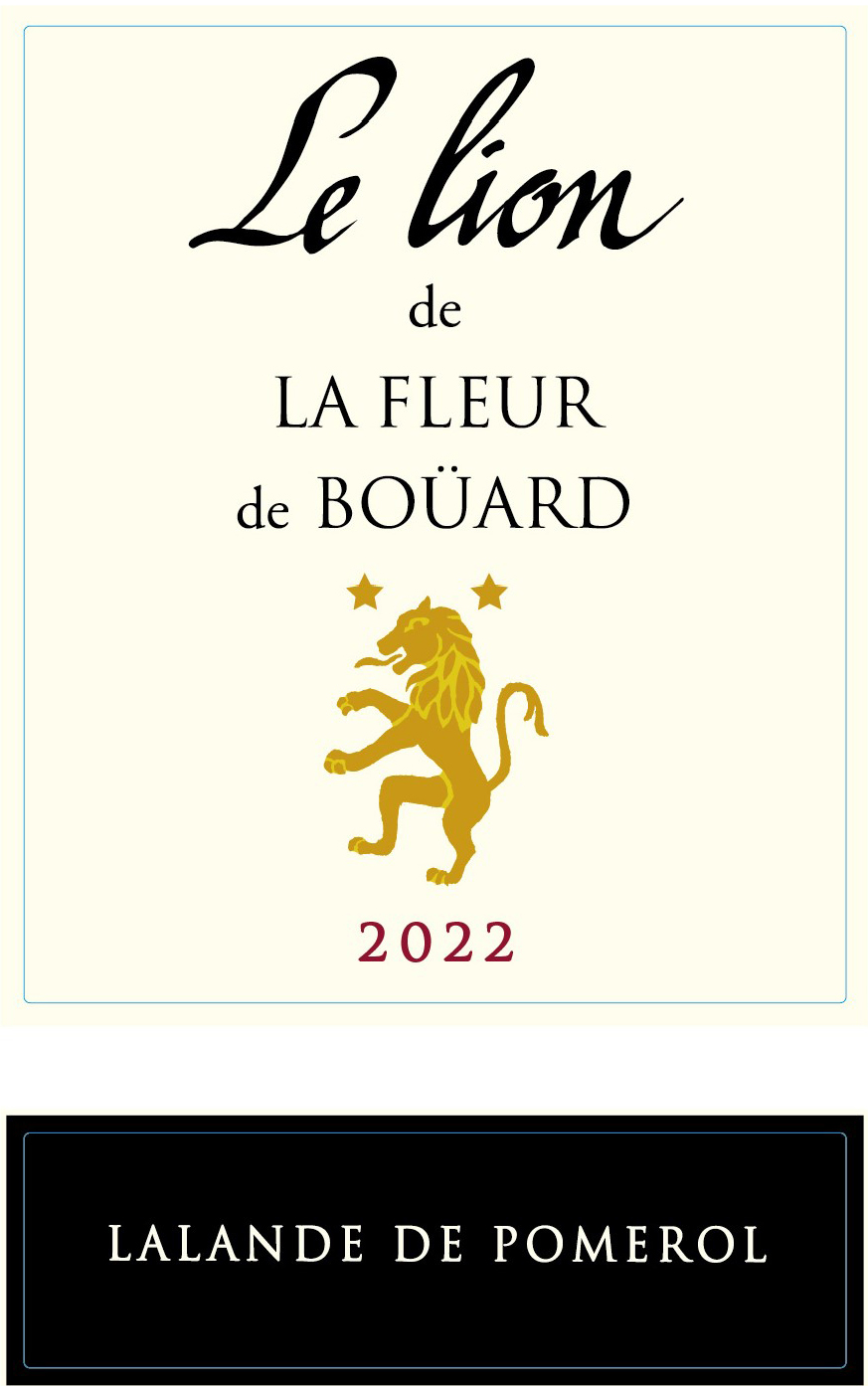 Le Lion de la Fleur de Bouard label