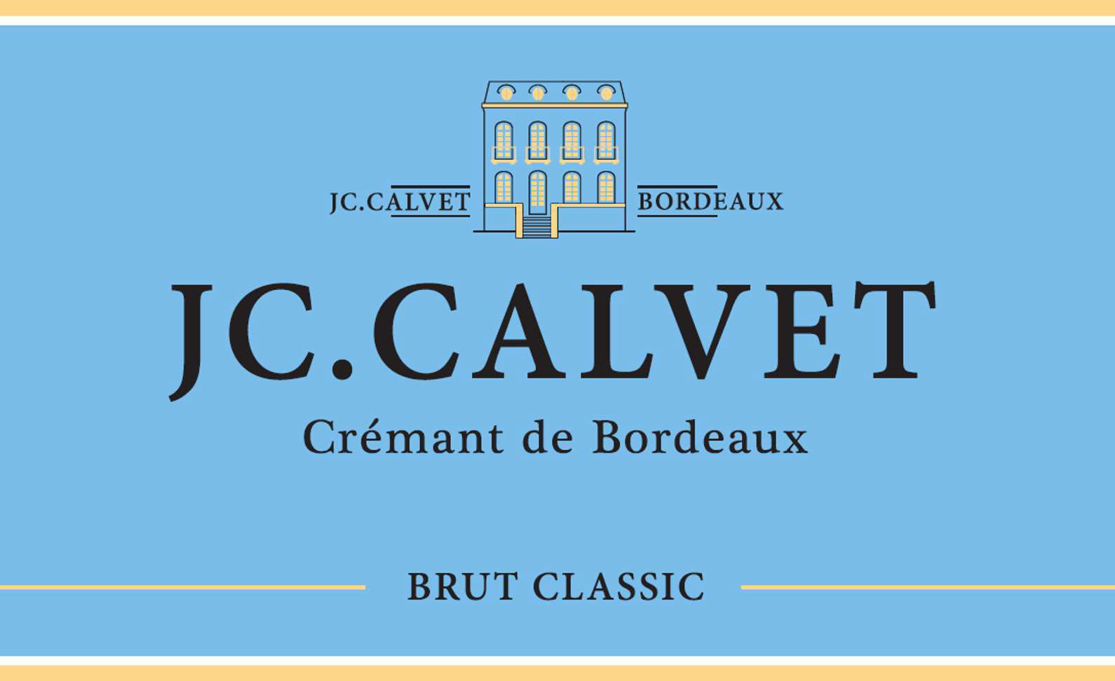 JC Calvet Brut label