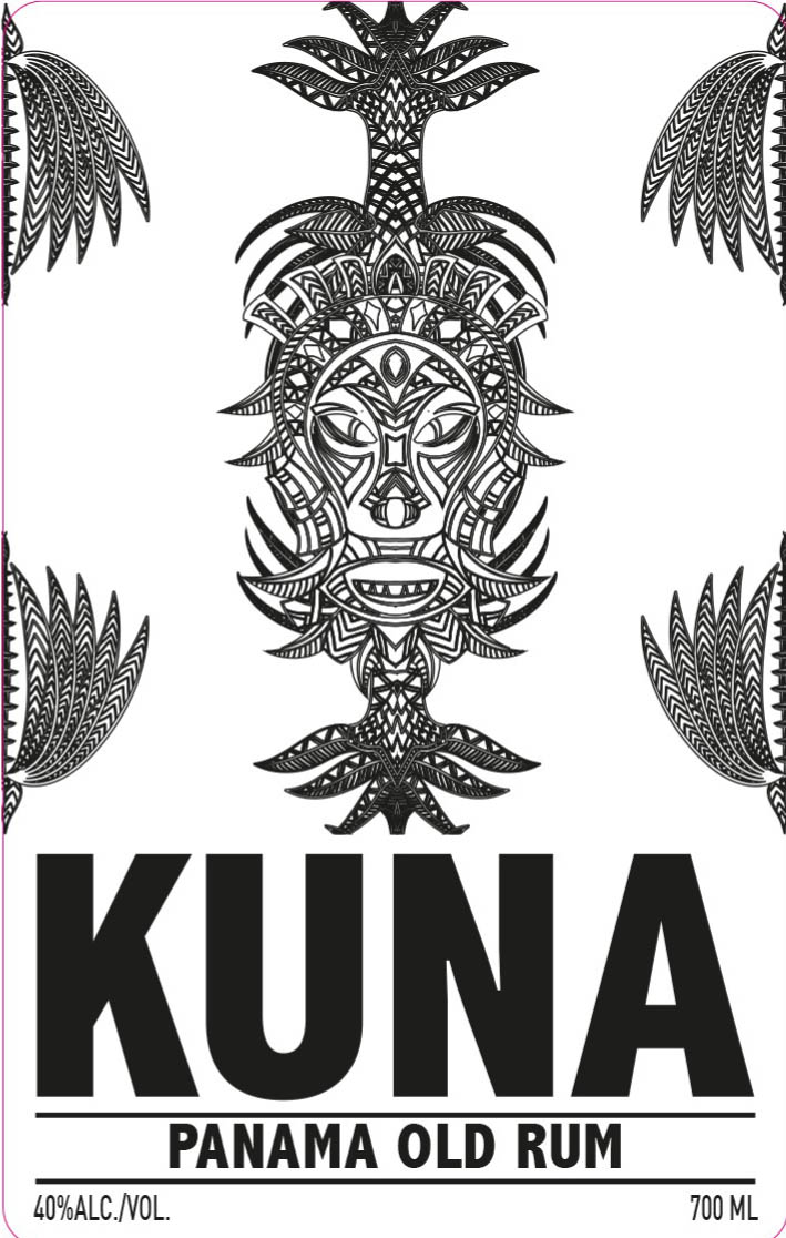 Kuna - Panama Aged Rum label