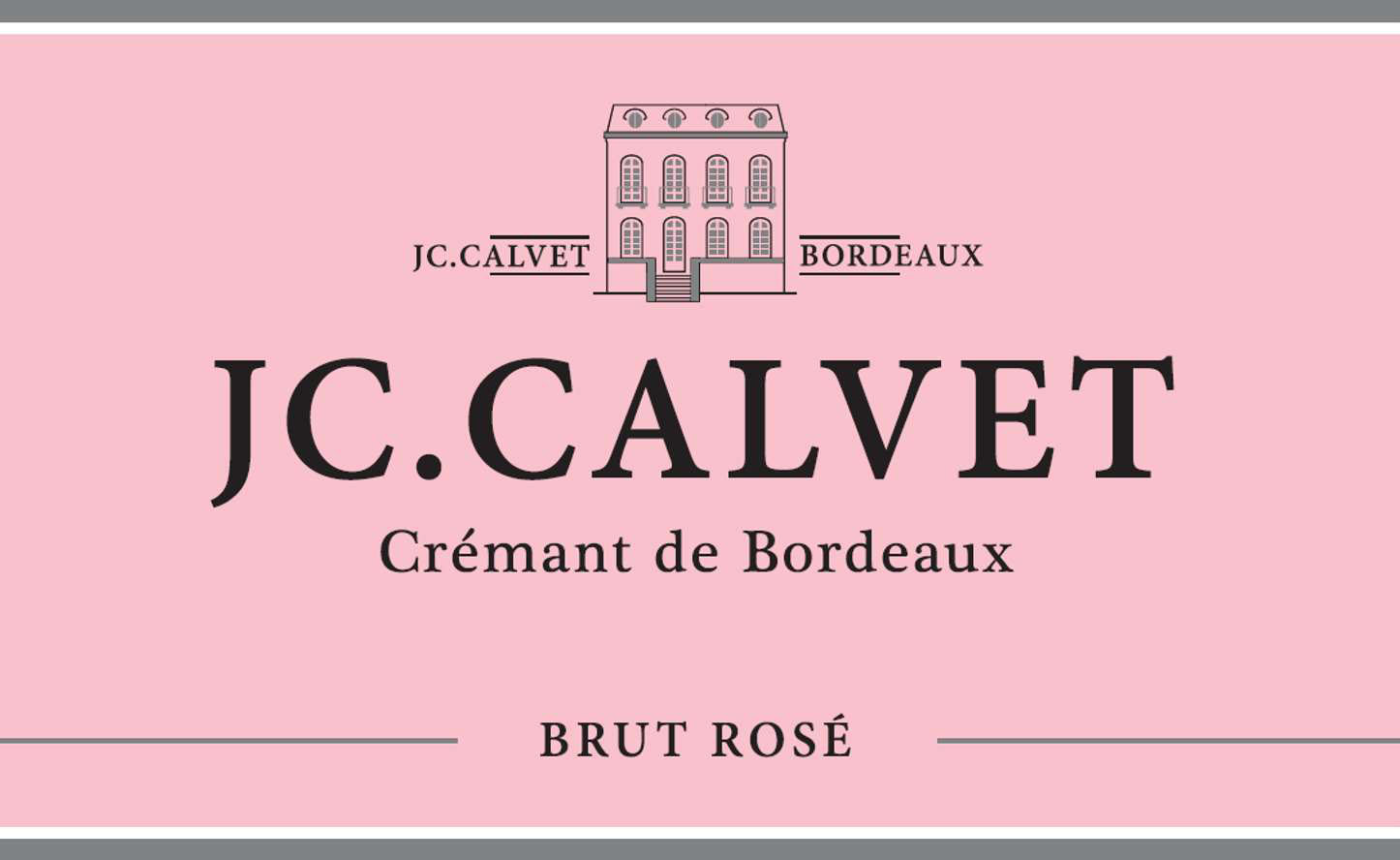 JC. Calvet Brut Rose label