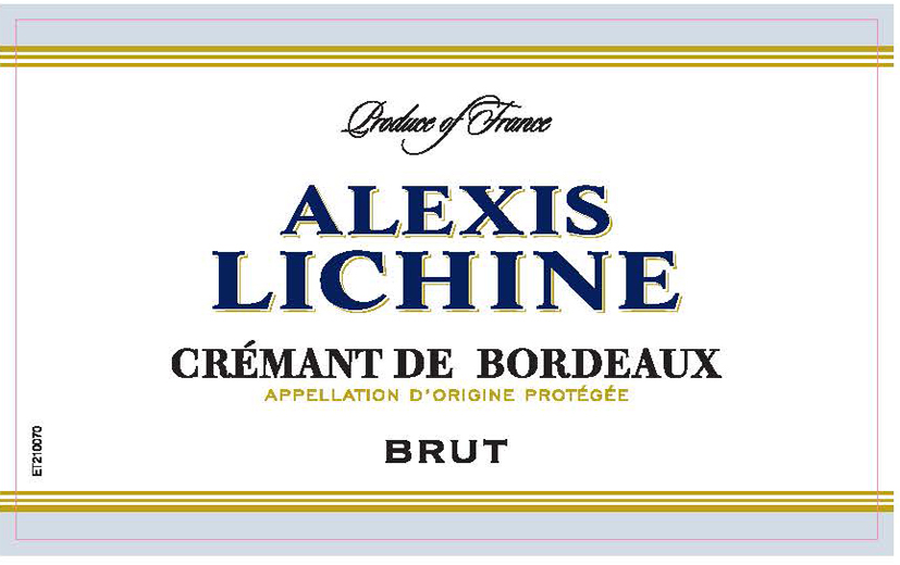 Alexis Lichine - Cremant de Bordeaux Rose label