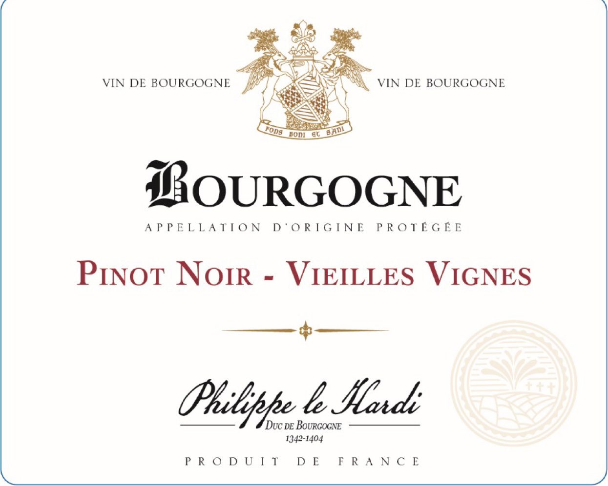 Philippe le Hardi - Pinot Noir - Vieilles Vignes label