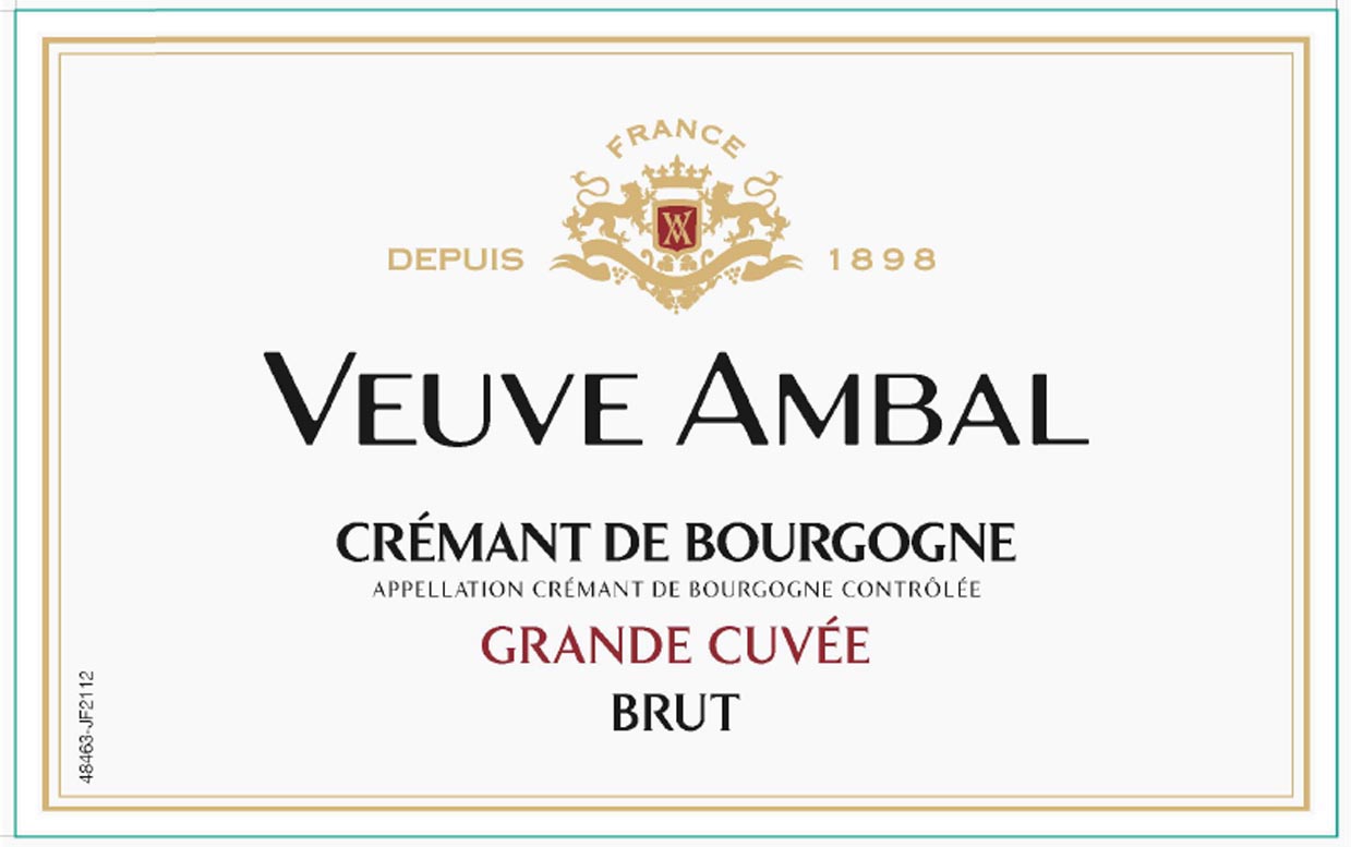 Veuve Ambal Grande Cuvee Blanc label