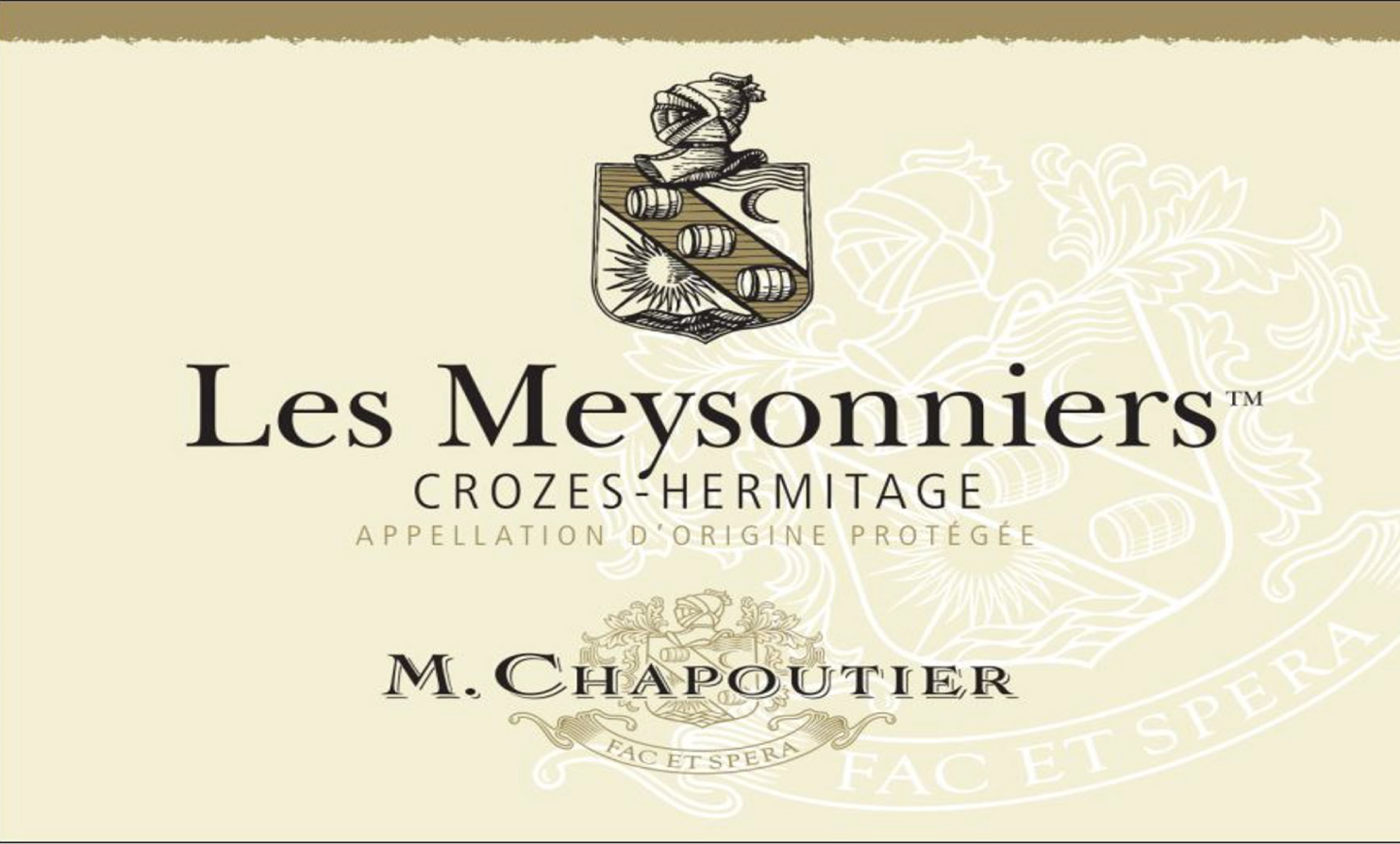 Chapoutier - Crozes-Hermitage Les Meysonniers Blanc label