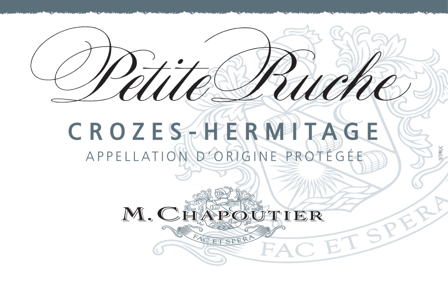M. Chapoutier - Petite Ruche Rouge label