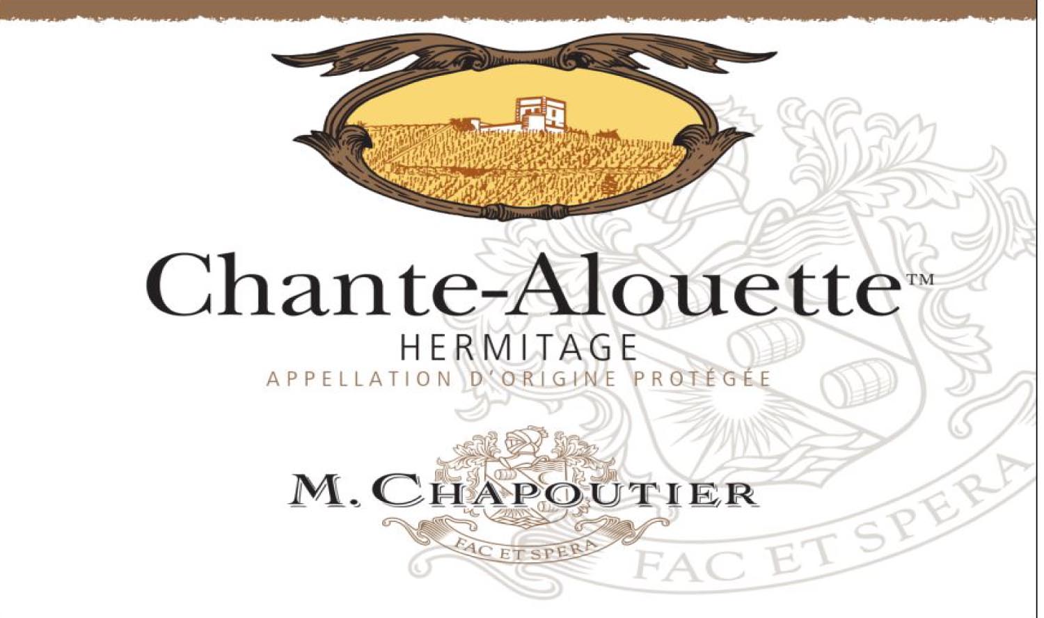 M. Chapoutier - Chante-Alouette Blanc label