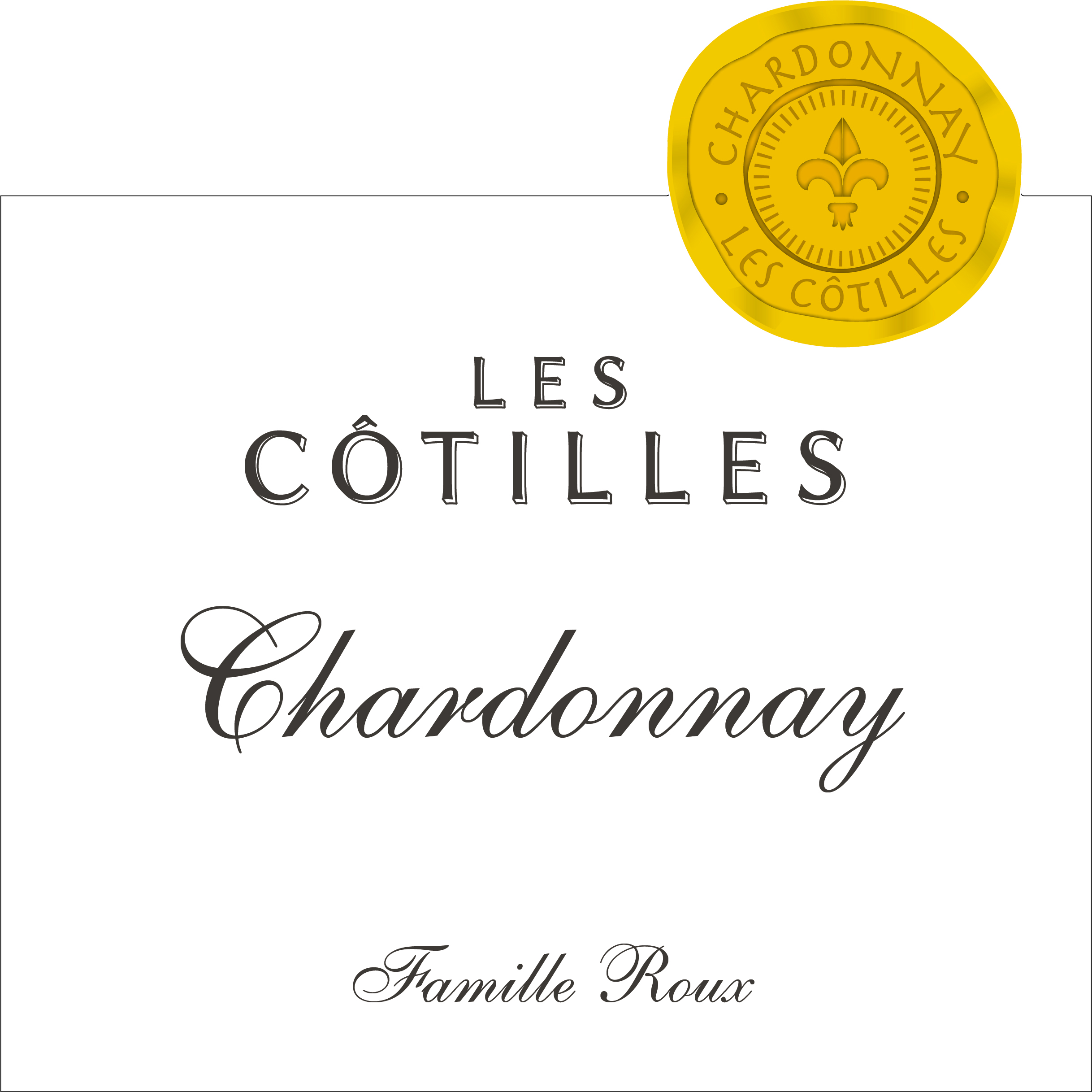 Les Cotilles - Chardonnay Vin de France label