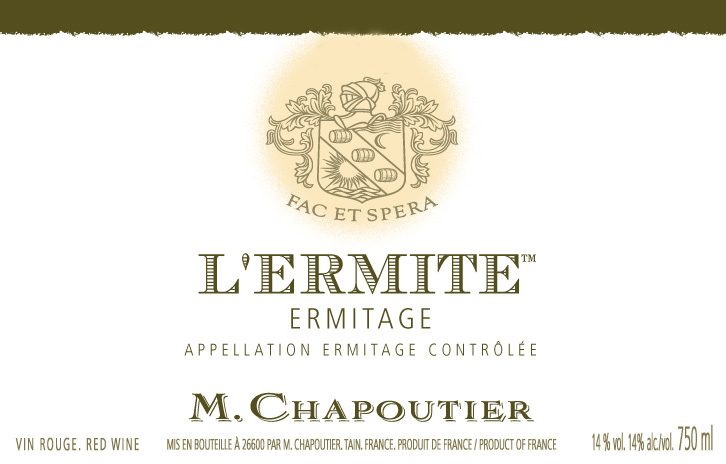 Chapoutier - Ermitage L'Ermite Rouge label