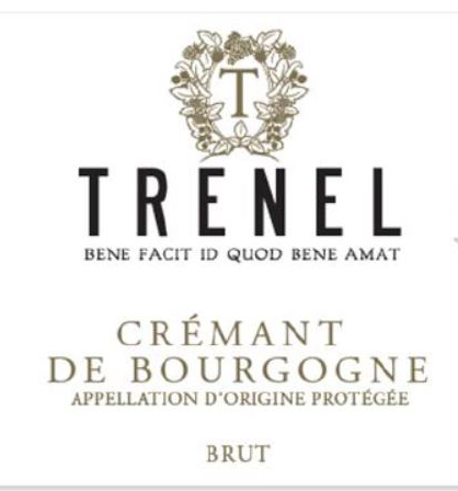 Trenel - Cremant de Bourgogne label