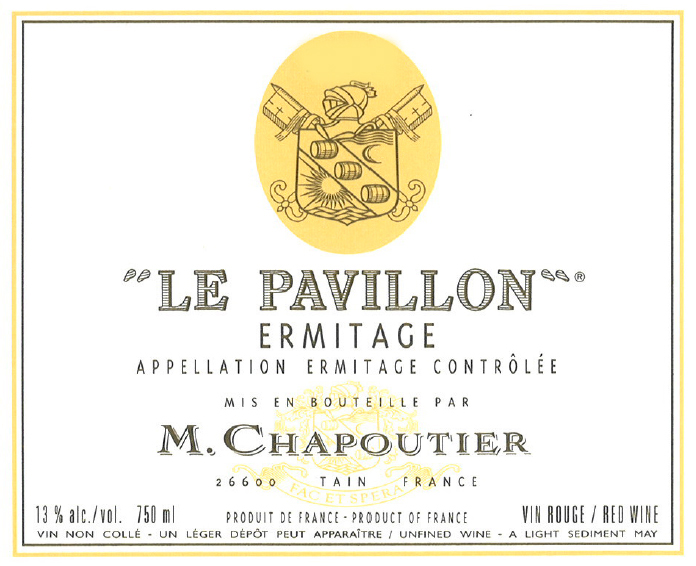 Chapoutier - Ermitage le Pavillon label
