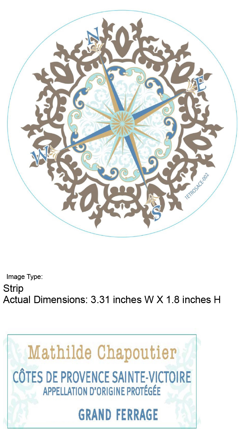 Mathilde Chapoutier - Grand Ferrage Rose label