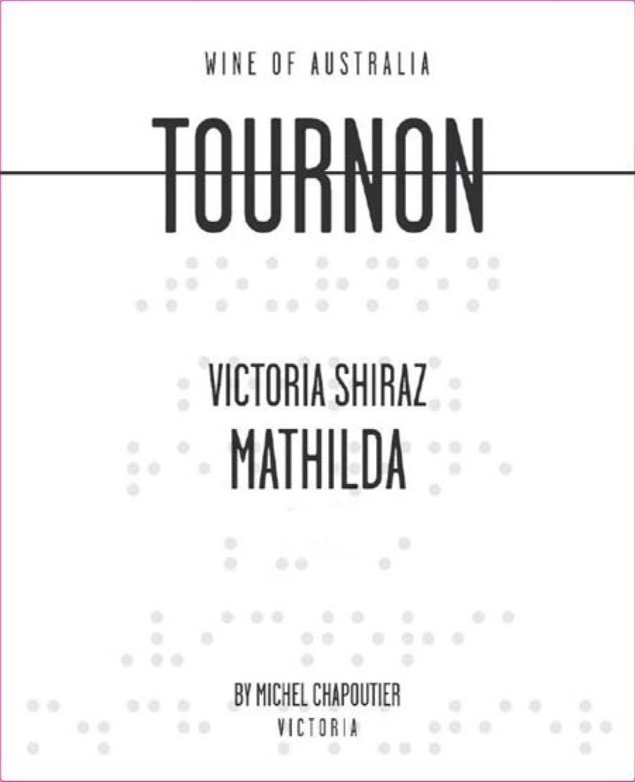 Tournon - Mathilda Shiraz label