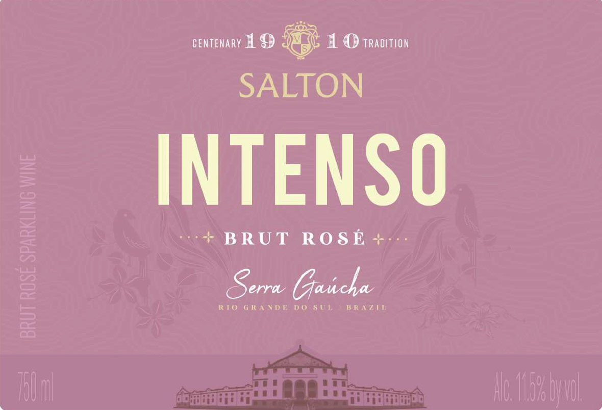 Salton Intenso - Brut Rose label