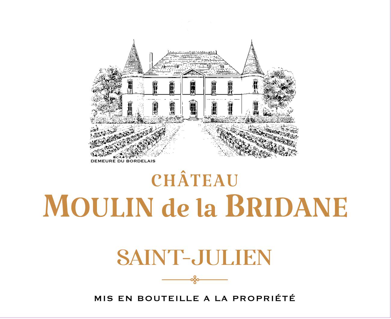 Chateau Moulin de la Bridane label