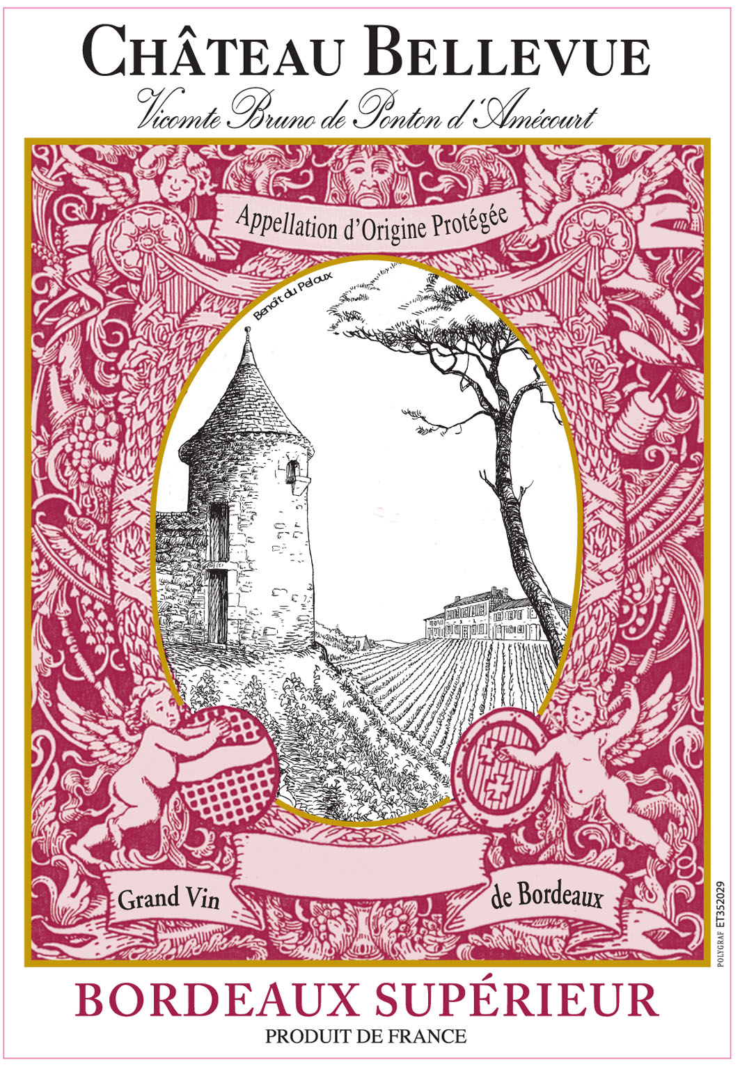 Chateau Bellevue label