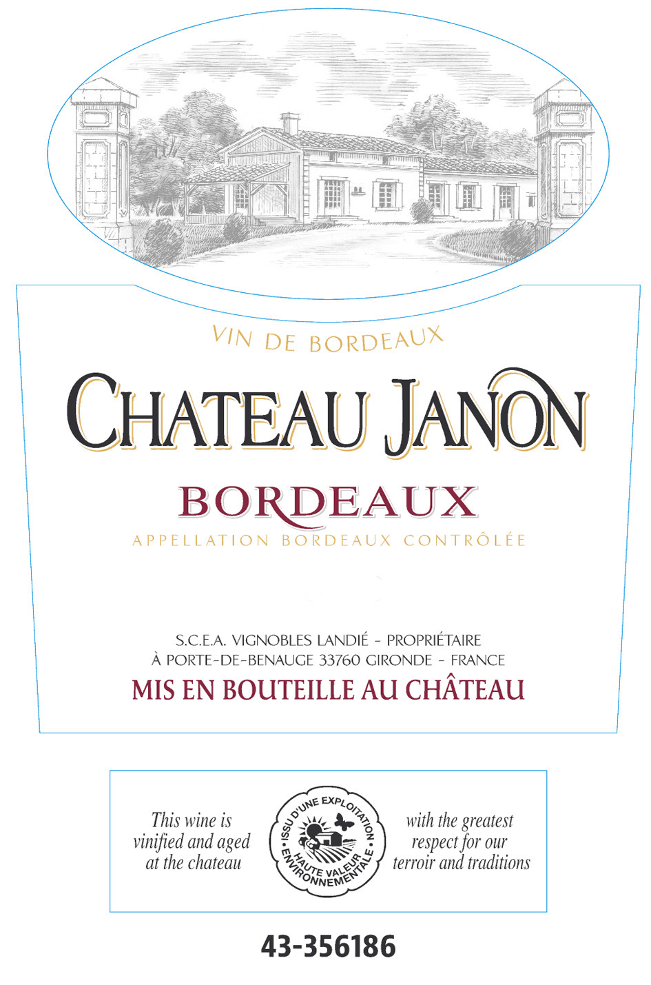 Chateau Janon - Rouge label