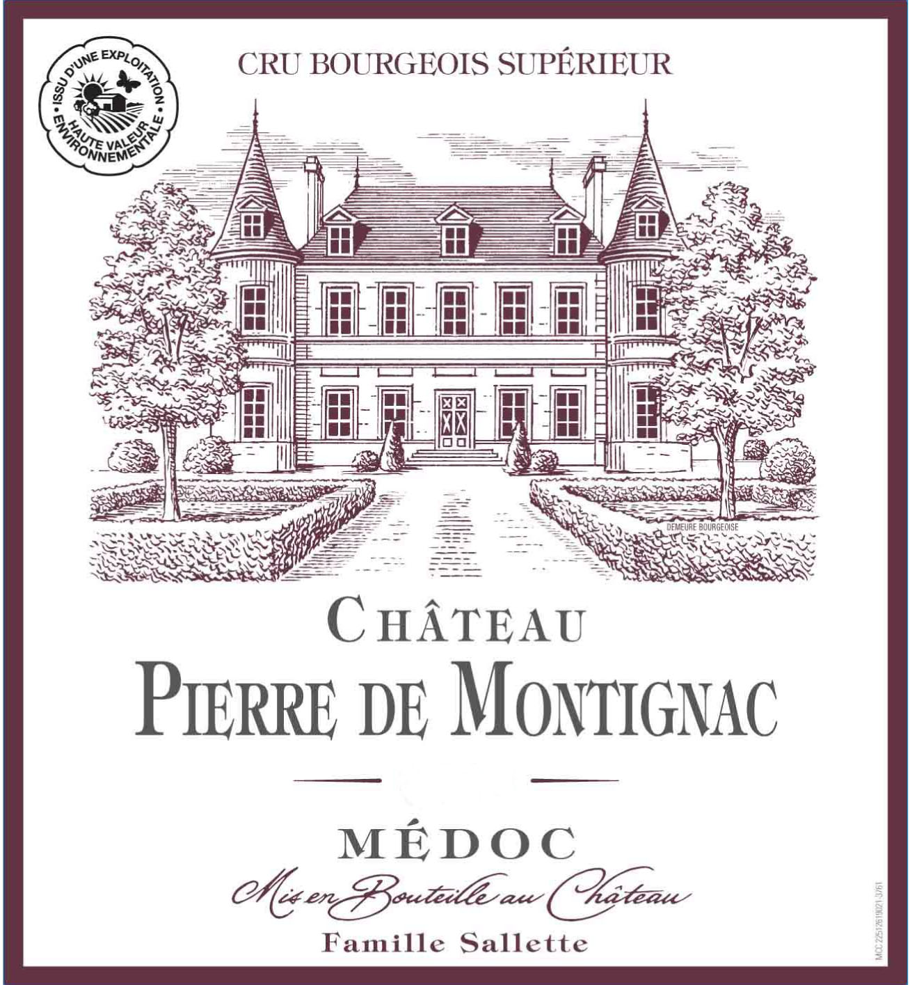 Chateau Pierre de Montignac label