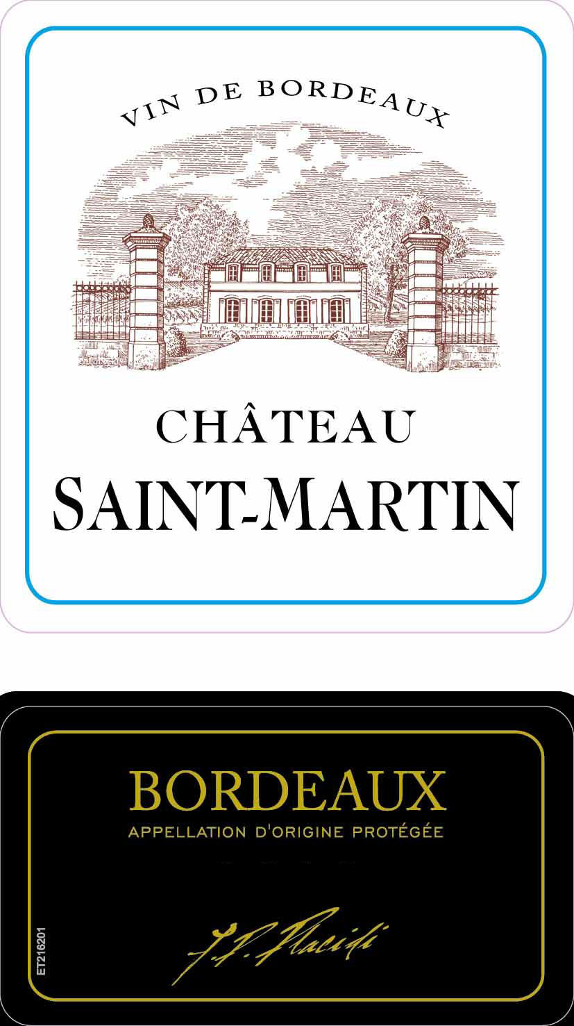 Chateau Saint Martin Bordeaux - Rouge label
