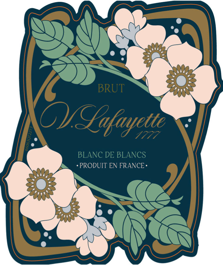 Victoire Lafayette - Brut Blanc de Blancs label