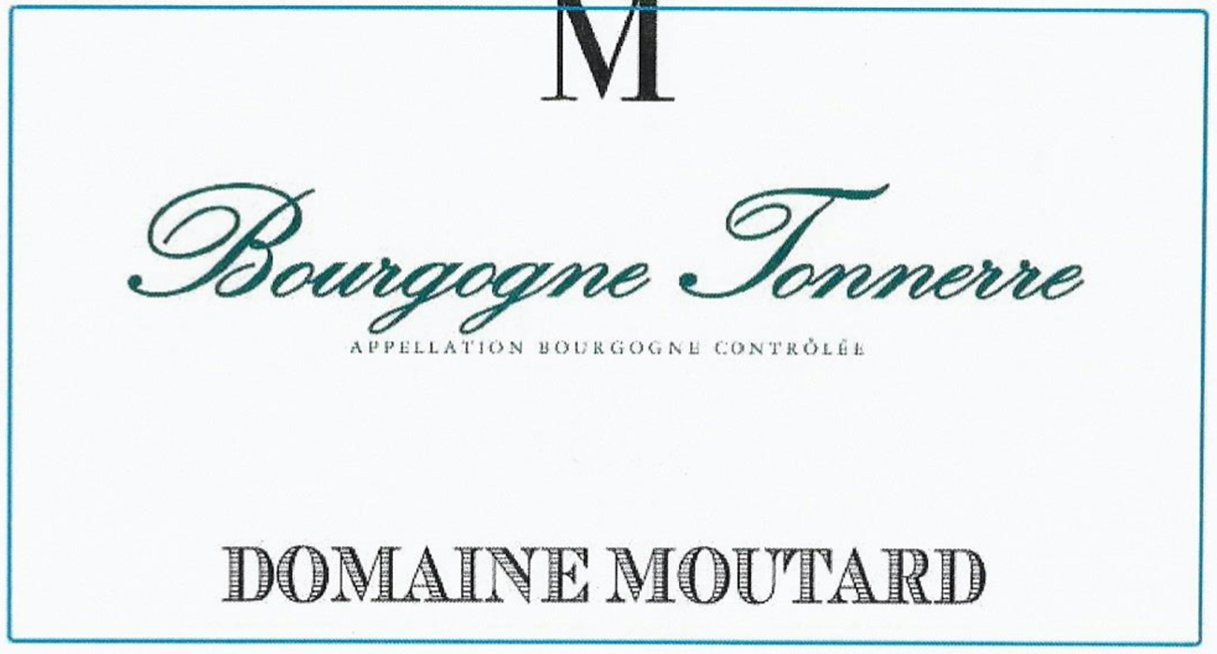 Domaine Moutard - Chardonnay - Bourgogne Tonnerre label