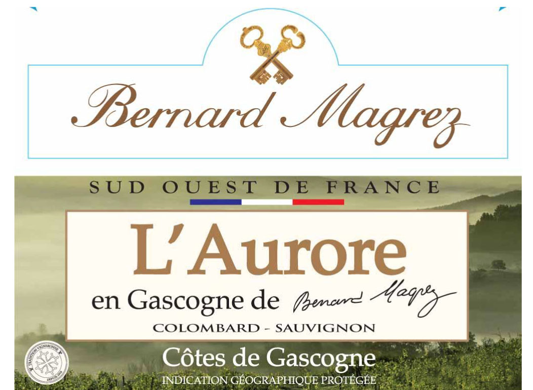 Bernard Magrez - L'Aurore en Gascogne label