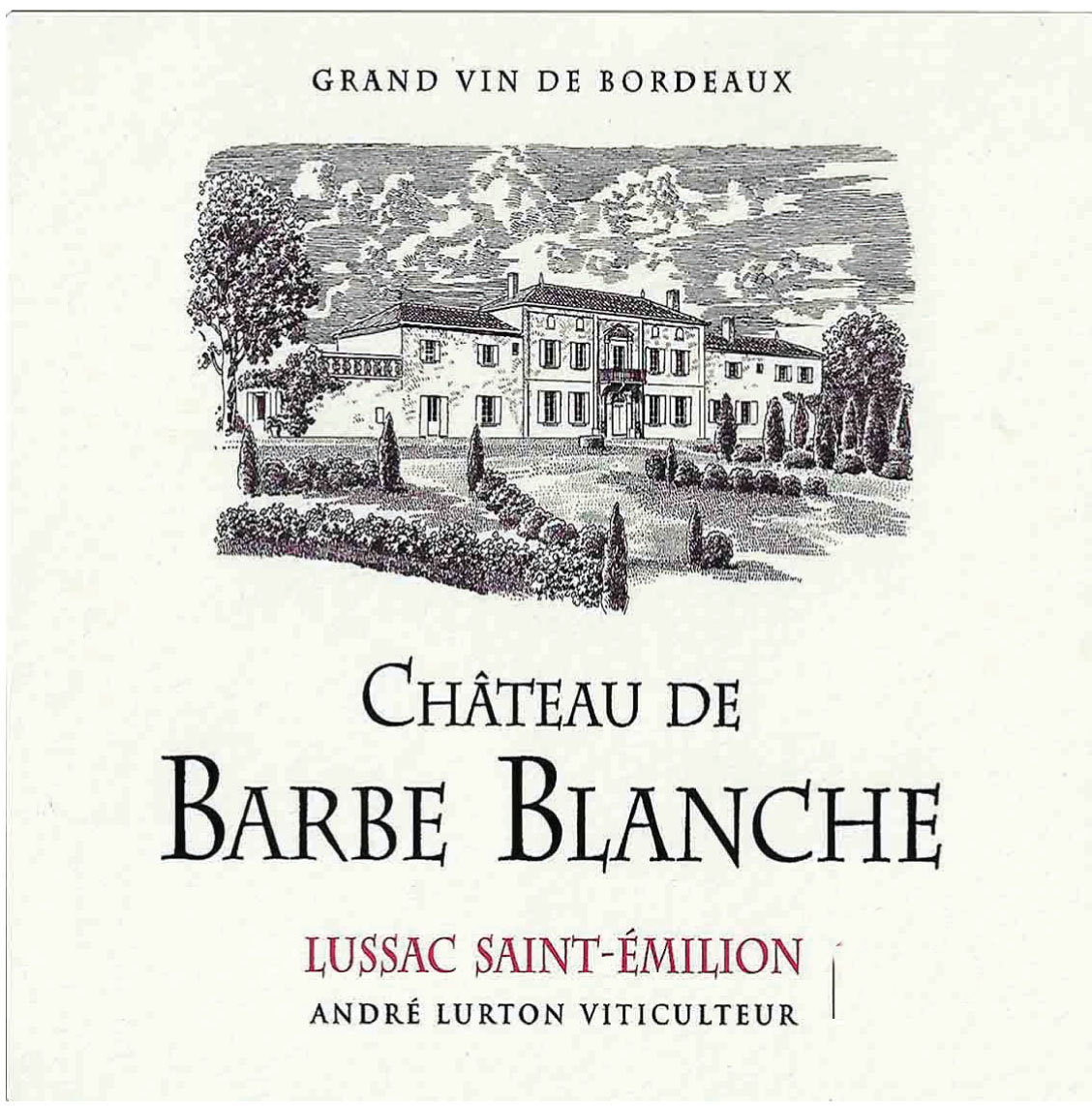 Chateau de Barbe Blanche label