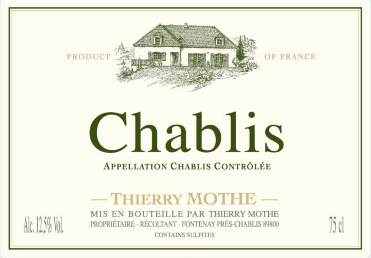 Domaine Thierry Mothe Chablis label