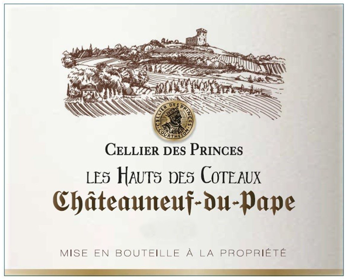 Cellier des Princes - Chateauneuf du Pape les Hauts du Coteaux label