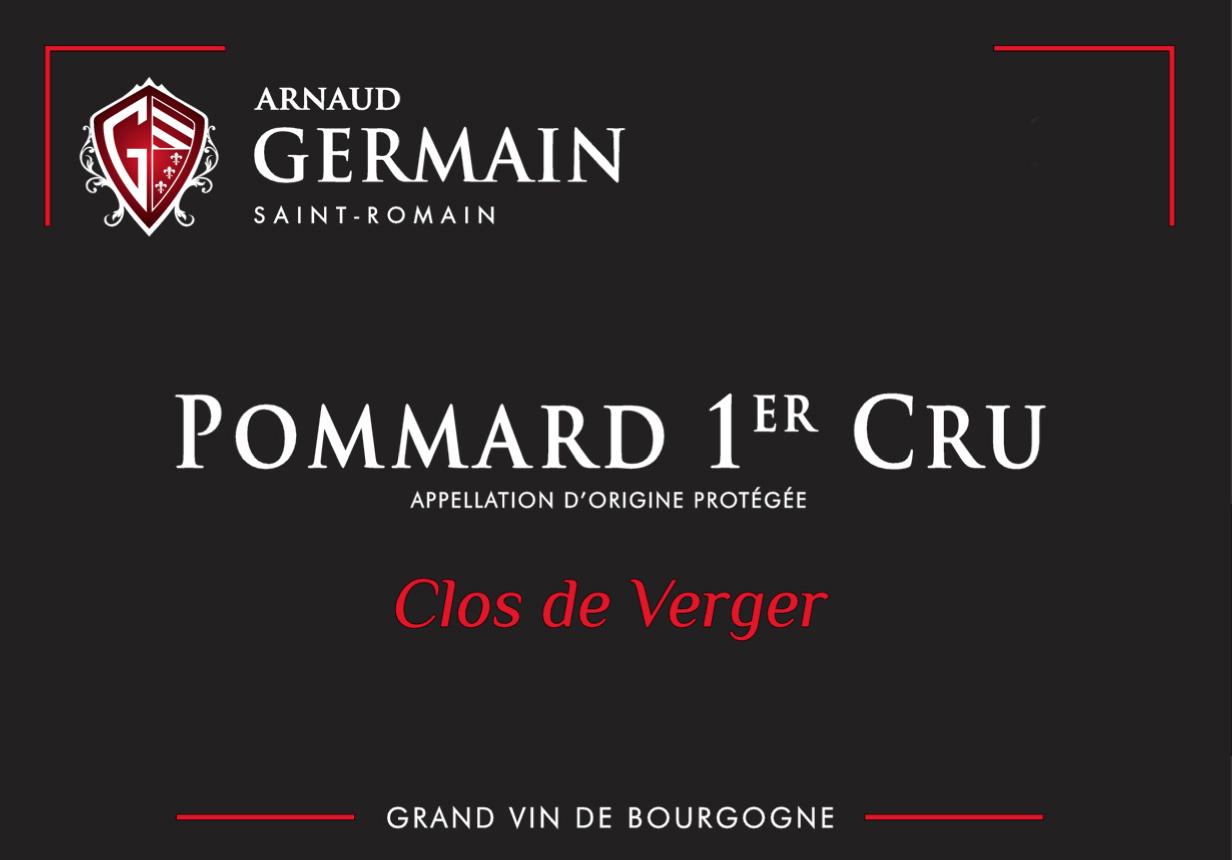 Arnaud Germain - Pommard 1er Cru Clos de Verger label