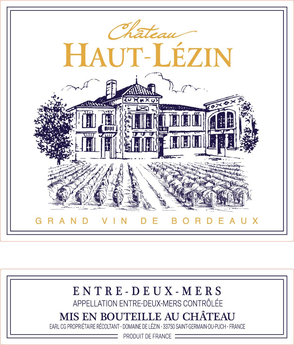 Chateau Haut Lezin label