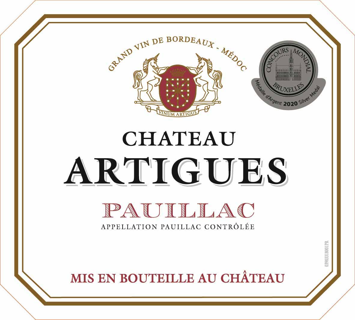 Chateau Artigues label