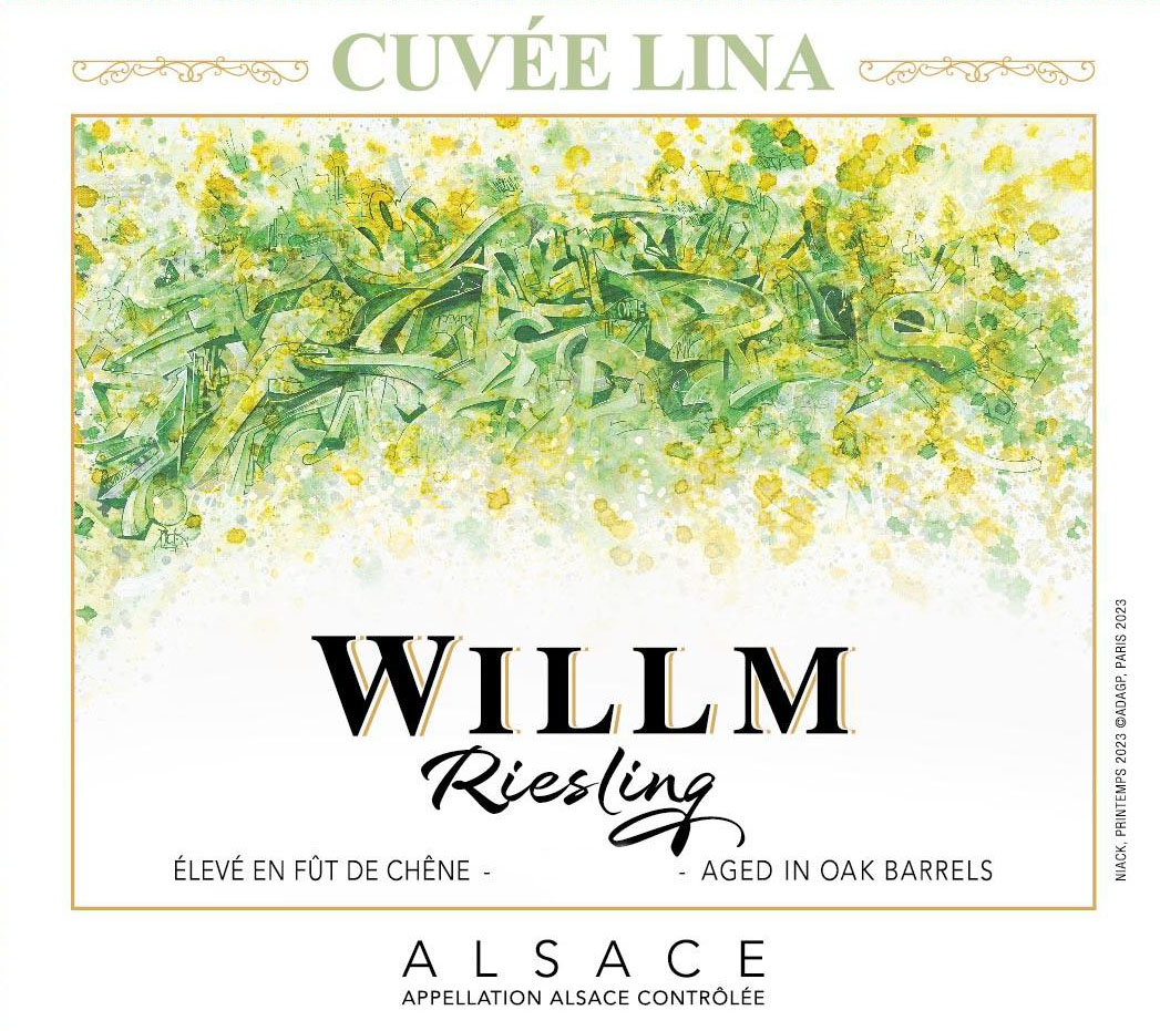 Alsace Willm - Cuvee Lina - Riesling Aged in Oak Barrels label