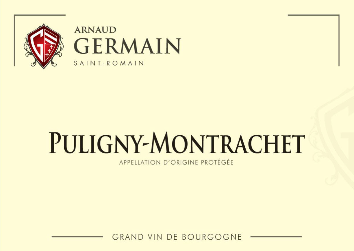 Arnaud Germain - Puligny Montrachet label