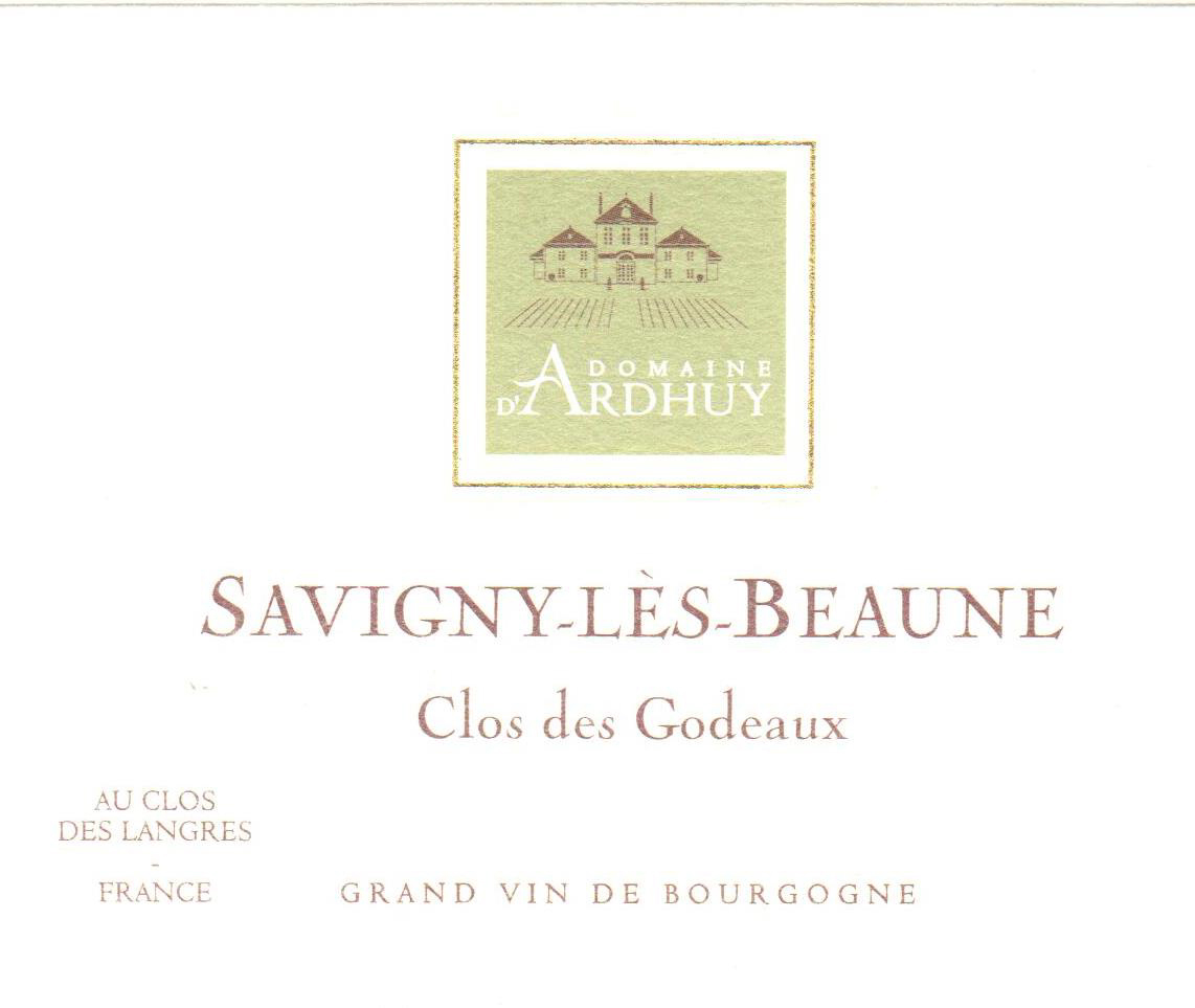 Domaine d'Ardhuy - Savigny les Beaune Blanc - Clos des Godeaux label
