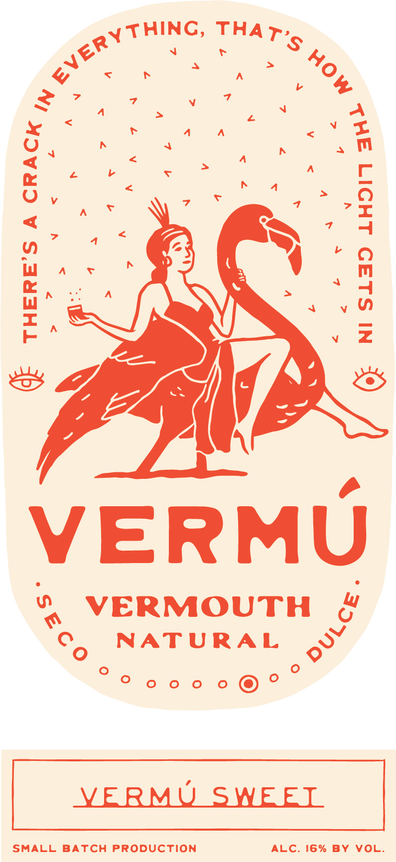 The Wine Collective Vermu Sweet label
