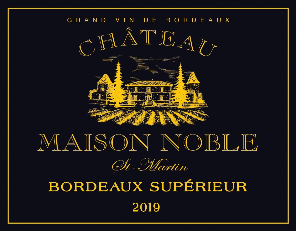 Chateau Maison Noble St. Martin (Black Label) label