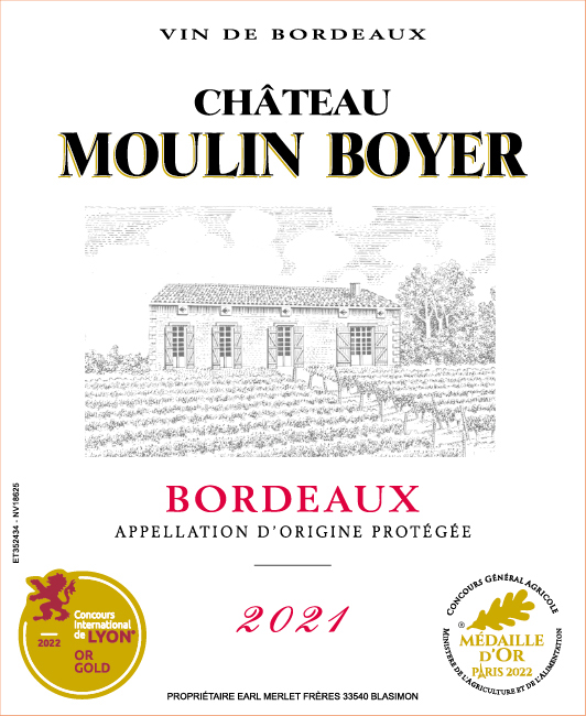 Chateau Moulin Boyer - Mini-Cave Famille Helfrich label