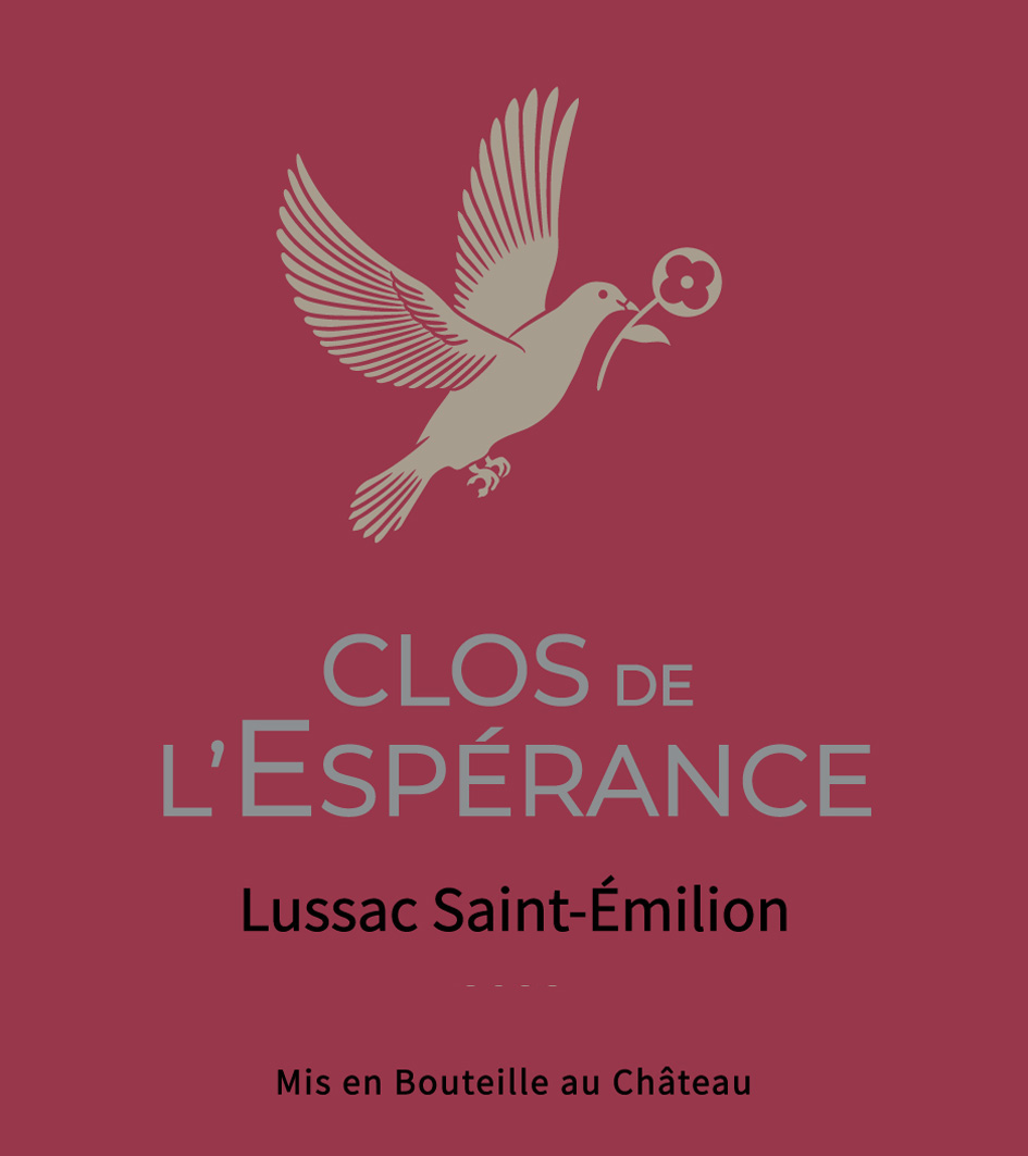 Clos de l'Esperance - Lussac St. Emilion label